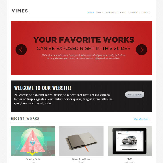 Vimes WordPress Theme