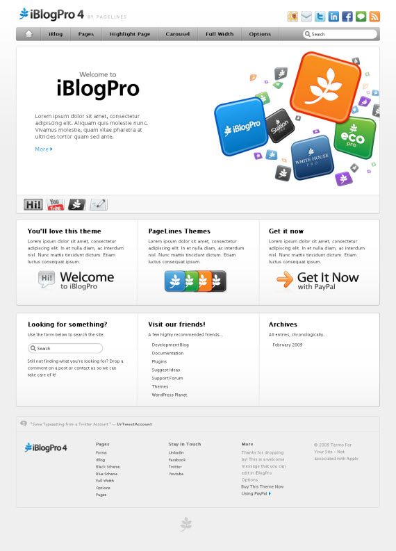 iBlogPro4 WordPress Theme