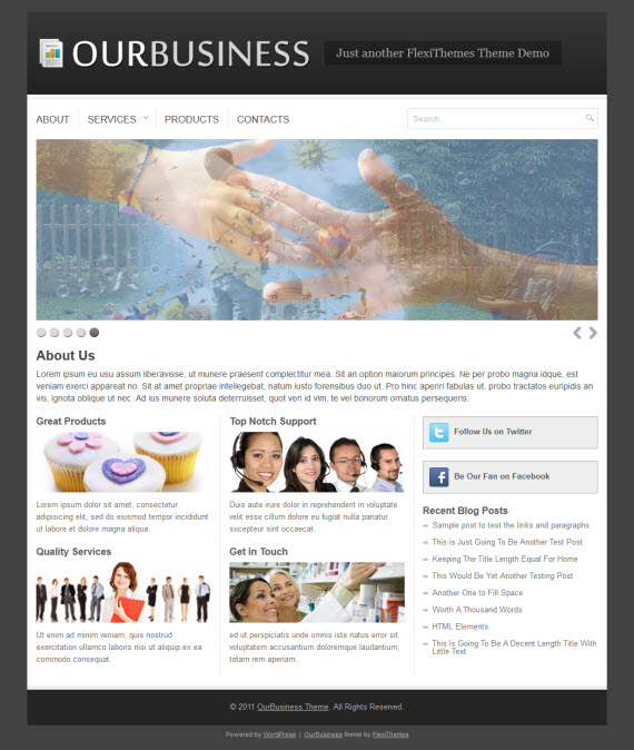 OurBusiness WordPress Theme