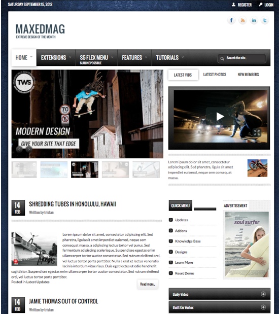 Maxed Mag WordPress Theme