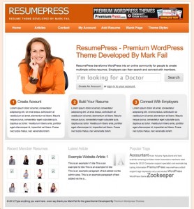 ResumePress WordPress Theme